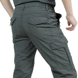 Men's Summer Tactical Cargo Pants Lightweight Casual Waterproof Trousers Casual Pants Wear-Resistant Multi-Pocket Outdoor Hiking