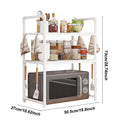 Kitchen Storage Rack Multi-Layer Microwave Rack Adjustable Standing Countertop Condiment Oven Organizer Shelf Kitchen Accessorie