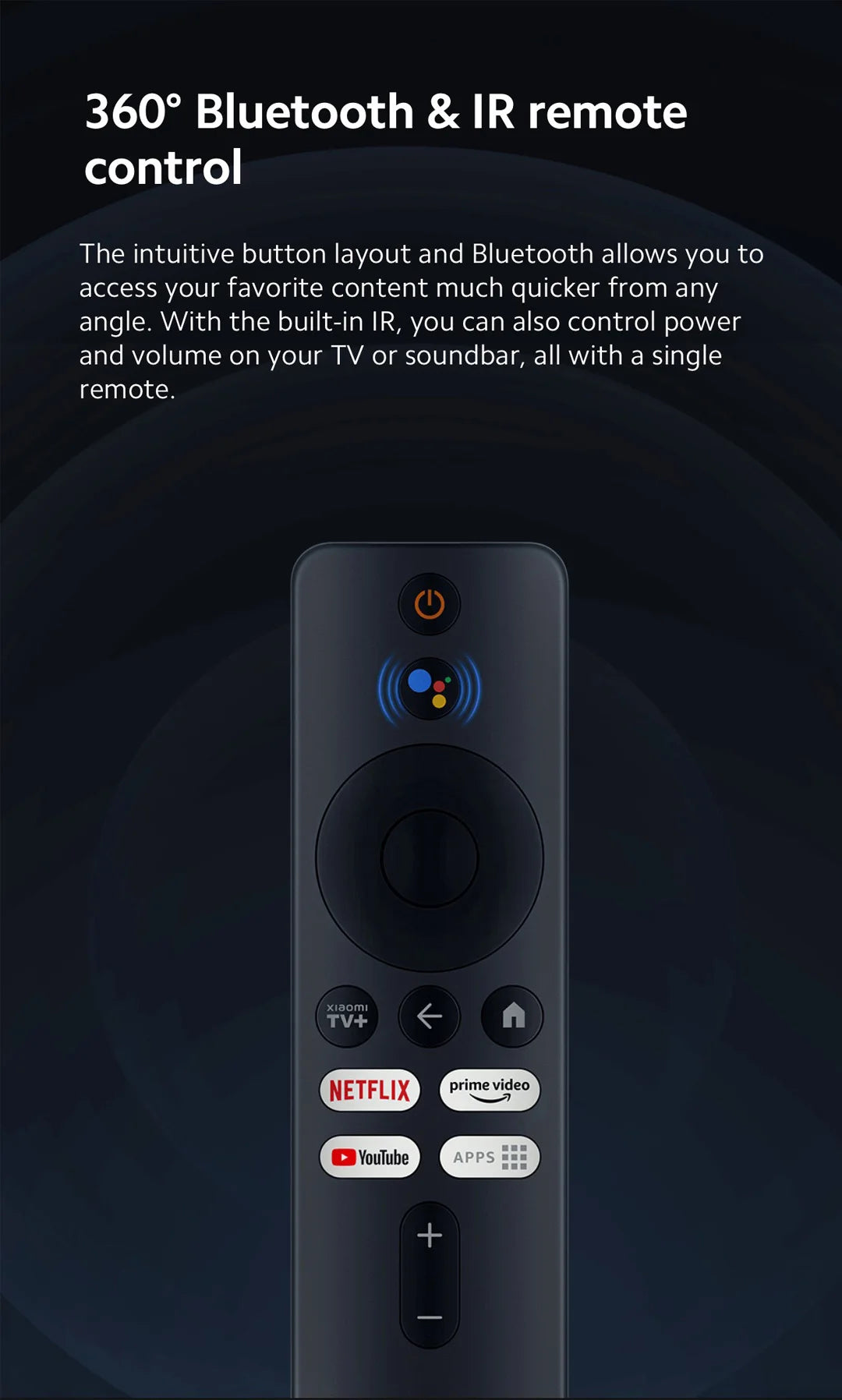 Versión global Xiaomi Mi TV Box 2.ª generación 4K Ultra HD Google TV Dolby Vision HDR10+ Asistente de Google Smart Mi Box S Media Player
