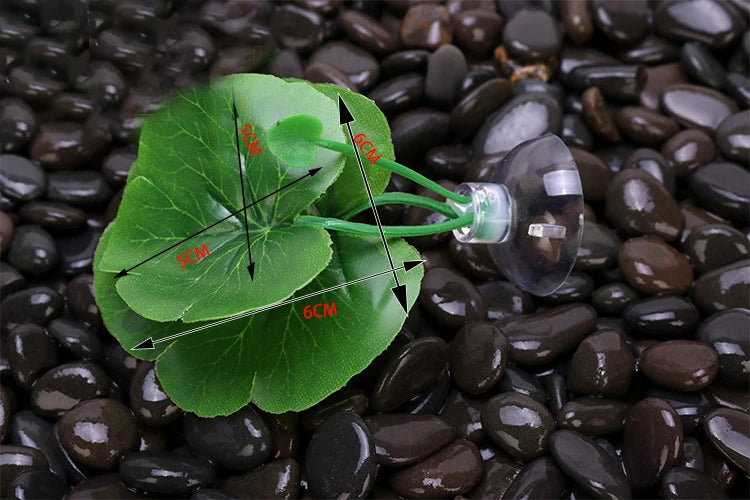 1pcs Fish Tank Artificial Leaf fish rest bed decor Aquarium Decoration Floating Bed Leaf Hammock FightingPerch Betta Spawning