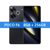 POCO F6 5G Global Version Cellphone 120Hz Flow AMOLED display 90W turbo charging 50MP camera system with OIS Snapdragon 8s Gen 3