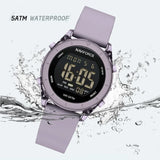 NAVIFORCE NF7108 Casual Wild Ladies Watch 50m Waterproof LCD Digital Display Electronic Silicone Strap Female Clock