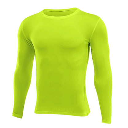 Men Women Kids Children Boy Girl Compression Running Long T Shirt Fitness Sport Basketball Football Gym Sportswear Clothes 8659