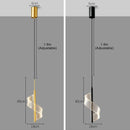 Nordic Spiral LED Pendant Lights Bedside Hanging Lamp Indoor Lighting Bedroom Living Room Home Decoration Modern Acrylic Light