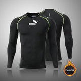 Ropa interior térmica de cuello alto para hombre, conjuntos de Calzoncillos largos de lana, calefacción térmica cálida, conjuntos de ropa interior térmica gruesa para invierno