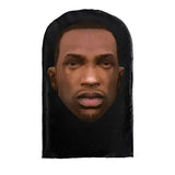 Nova Máscara de Rosto Inteiro Unissex Estilo Kanye/Drake, Impressa em 3D com Malha Elástica – Ideal para Cosplay, Festas e Simulações (Estilo Balaclava)