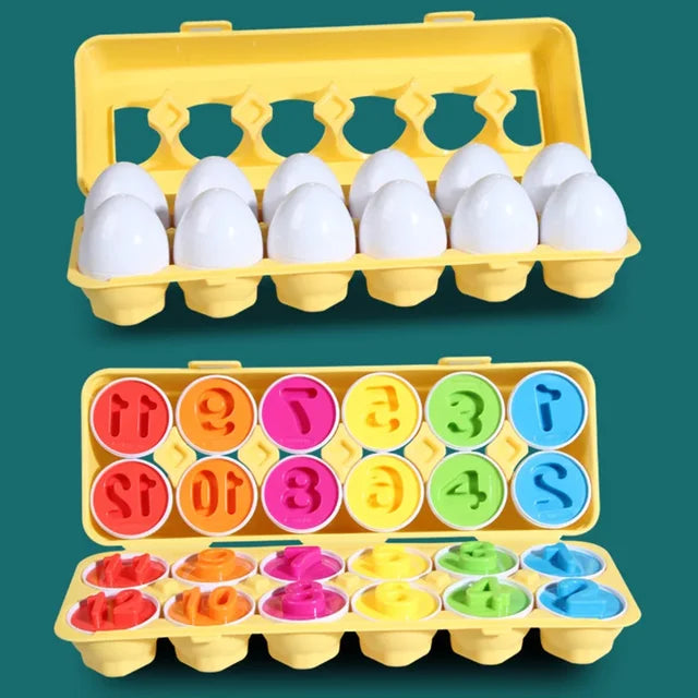 Ovos parafusos 3d quebra-cabeça montessori aprendizagem educação matemática brinquedos crianças forma jogo inteligente para crianças presentes educativos de páscoa