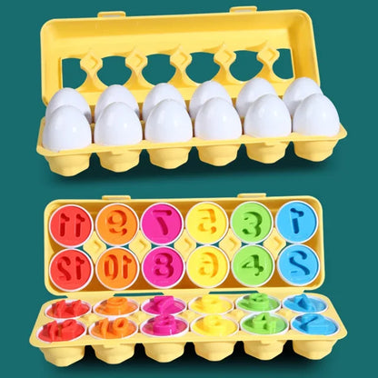 Eggs Screws 3D Puzzle Montessori Learning Education Math Toys Kids Shape Smart Game for Children Easter Educational Gifts 