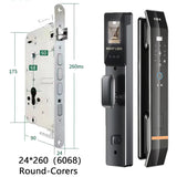 3D Face Smart Door Lock Biometric Recognition Fingerprint Password IC Card APP Wifi Lock Unlock for Home House Apartment