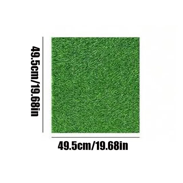 1 almohadilla de césped artificial realista para mascotas, esterillas de césped sintético grueso, alfombra de césped artificial para exteriores, jardín, patio, paisaje, perro 