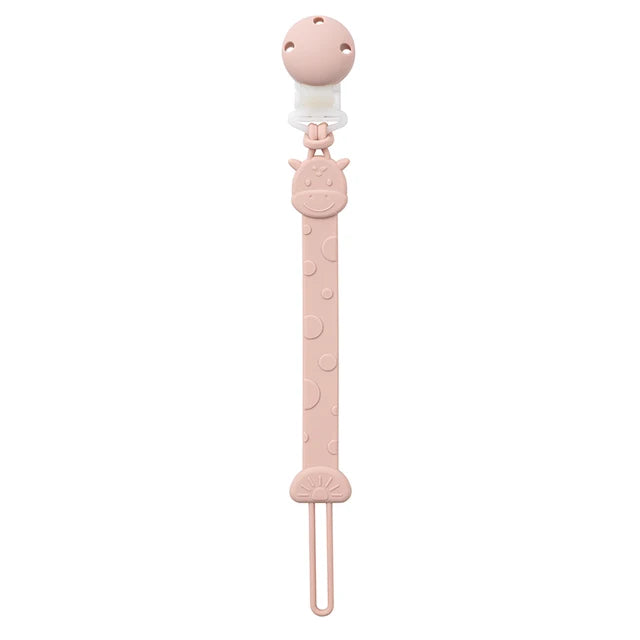 Titular chupeta de silicone para bebê menino e menina 3 meses +, acessórios com bpa livre, design de uma peça