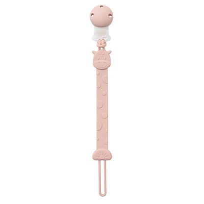 Titular chupeta de silicone para bebê menino e menina 3 meses +, acessórios com bpa livre, design de uma peça