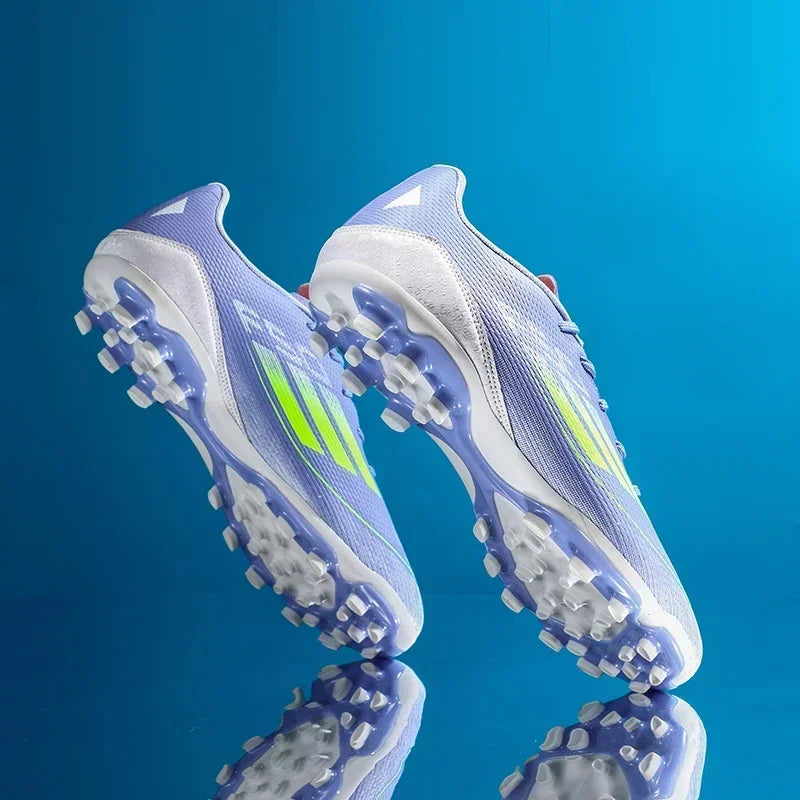 New Men Soccer Shoes Match Ultralight Breathable Football Boots Long Spikes Sneakers Indoor Cleats Training Drop Shipping