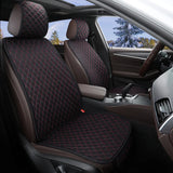Linen Car Seat Covers, Breathable Front Pair Seat Cover with Non-Slip Protector for All Seasons, Seat Cover For Car, SUV, Truck
