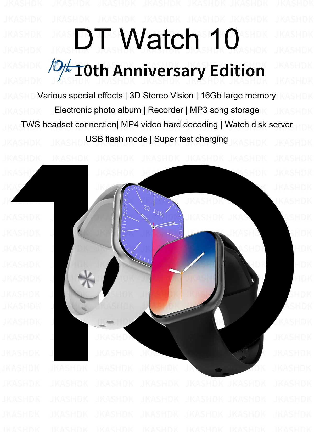 New For Apple Watch 10 GPS NFC Smart Watch Men Women Wireless Charging BT Call Waterproof HD AMOLED Smartwatch For Android IOS
