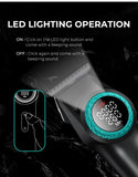 VGR 001 977 new hair trimming set high-end men's hair clipper intelligent digital display electric carving and whitening trimmer