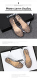 Women's Flat Bottom Plastic Jelly Sandals Hollow out Slip-On Beach Shoes Comfortable Lightweight Summer Footwear