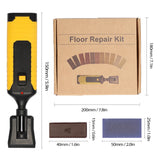 Wooden Floor Scratches Mending Utility Tool Kit DIY Multifunctional Wood Board Repairs Tool Kit with 11 Wax Blocks