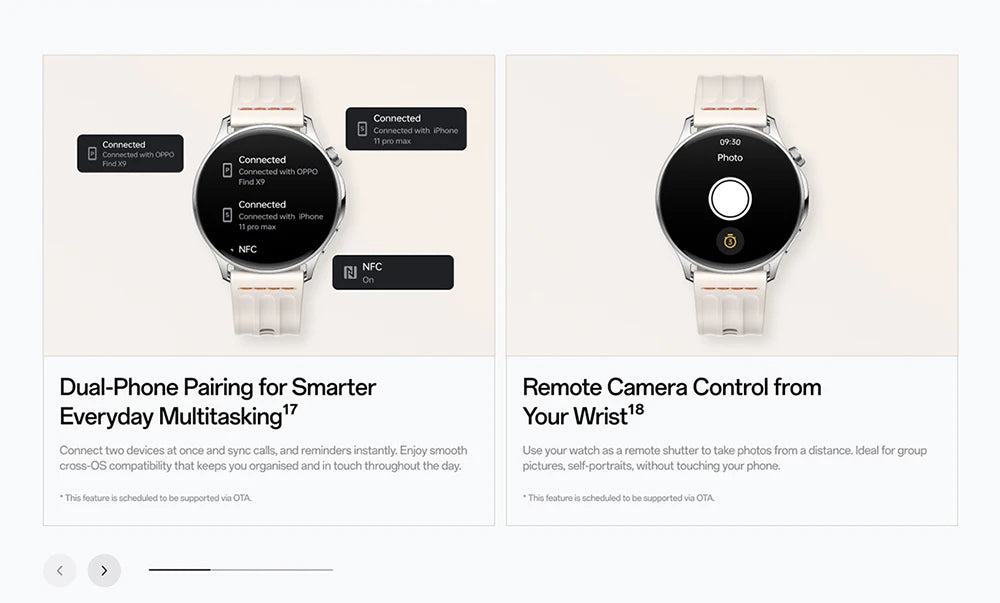 OnePlus Watch Lite SmartWatch (Versão Global), Tela de 1,46 polegadas, 59g, 10 dias de bateria confiável, Monitoramento de frequência cardíaca e oxigenação sanguínea.
