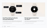 OnePlus Watch Lite SmartWatch (Versão Global), Tela de 1,46 polegadas, 59g, 10 dias de bateria confiável, Monitoramento de frequência cardíaca e oxigenação sanguínea.