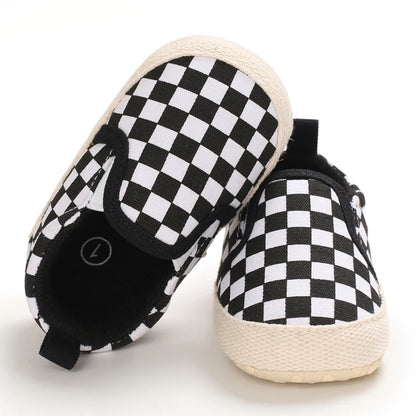 Newborn Baby Canvas Shoes Anti-slip Soft Baby Boy Girl Sneakers Casual Multi-Color Toddler First Walkers Crib Shoes