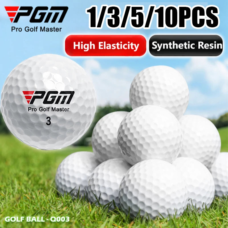 1/3/5/10pc Golf Practice Ball, High-Quality 3 Layer Ball for Competition Sports, 42.6mm Professional High Elastic Rubber Golf Ball