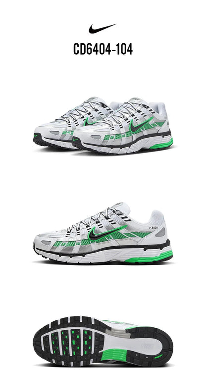 Zapatillas deportivas NIKE P-6000 para hombre, estilo retro, transpirables, funcionales y resistentes al viento.