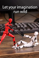 Multi-Jointed Movable Shapeshift Robot 2.0 3D Printed Mannequin Dummy 13 Action Figures Toys Kids Adults Parent-children Games