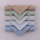 5 toallas de algodón absorbentes y suaves para bebé, para limpiar la cara, pañuelos, toallitas para el baño y la alimentación.