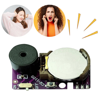 Prank Esconder Buzzer irritante, Office Noisemakers Brinquedo, Irritante Noise Maker, Mini Bip Dispositivo engraçado, Home Party Props, 6-1Pcs
