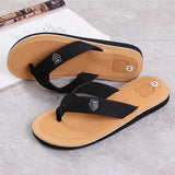 Men's Casual Flip Flops Fashion Beach Shoes Men Summer Non-Slip Flat Slides Men's Slippers Indoor House Shoes Man Male Slipper