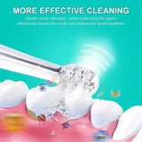 Toddler Sonic Electric Toothbrush for Baby with Cute Unicorn Cover and Smart LED Timer Soft Microfiber Bristles 4 Brush Heads