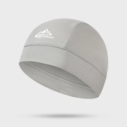 Gorra de ciclismo de secado rápido para hombre y mujer, anti-UV, deportiva, con diseño de calavera refrescante, forro para casco, para ciclismo al aire libre. 