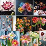 100pcs Chenille Stems Toys DIY Strips Twist Bar Anvil Wire Craft Pipe Creative Hobby Children Plush Stick Chenille Sticks
