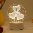 Acrylic Bedroom Bedside LED Table Lamp, Creative Night Light, Holiday Event Gift System, Gifts, 1Pc 