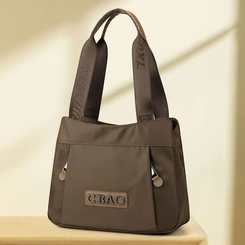 New Women's Bag Luxury Designer Oxford Cloth Handbag Women Shoulder Bag High Quality Fashion Solid Color Female Bags
