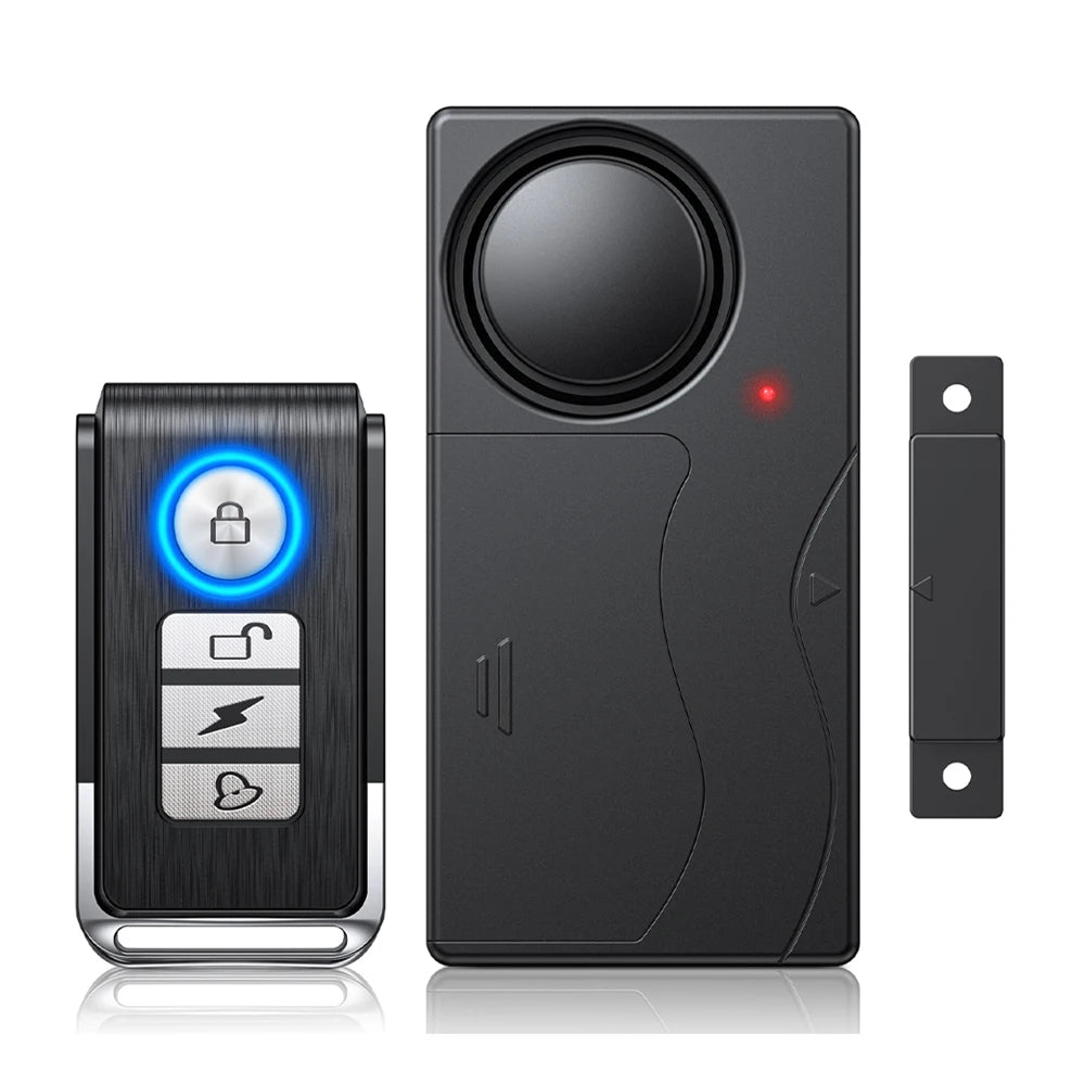Awapow Wireless Door Alarm With Remote Control Anti-Theft Door And Window Security Alarms Home Security Sensor Burglar Alarms