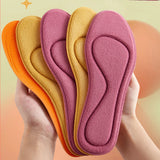 Plantillas autocalentables para niños, masaje de pies, térmicas y gruesas, con espuma viscoelástica, cálidas y deportivas para invierno.