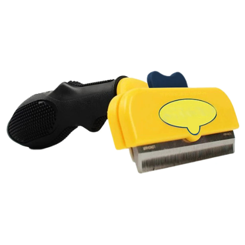 Peines para quitar el pelo de mascotas y gatos, cepillos de aseo para perros y gatos, peines de masaje para la caída del pelo, cepillo de limpieza y desenredado para recortar el pelo de mascotas.
