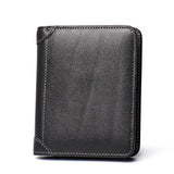 ROOG Elegant Genuine Leather Men's Wallet|Multi-Card Slot Design|Lightweight and Stylish|Suitable for Everyday and Business Use