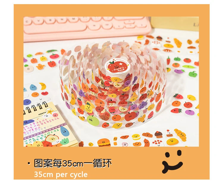 1Pc Sign In Mood Series Washi Tape Kawaii Paper Decorative Collage Adhesive DIY Scrapbooking Hand Made Masking Child Stationery