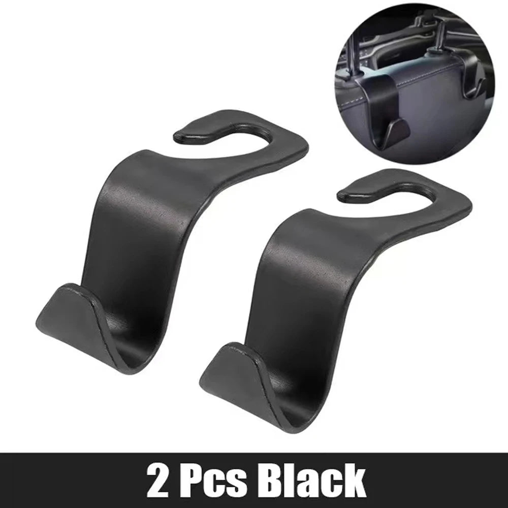 1/2/4Pcs Universal Auto Seat Headrest Hook Storage Hanger Car Vehicle Back Seat Organizer Holder Clip Car Interior Accessories