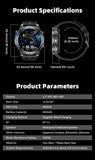 Novo Smartwatch Masculino T-RX4 Ultra GPS 2026 – Posicionamento GPS de 6 satélites, resistência à água 10ATM, bateria de 850mAh, bússola e mais de 170 modos esportivos.