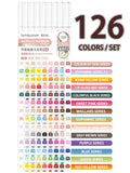 Languo 9pcs/box Soft Brush Acrylic Marker Pen Set, DIY Hand Drawn, Paint Art Markers pens, Student Graffiti Acrylic Paint Pens, M720