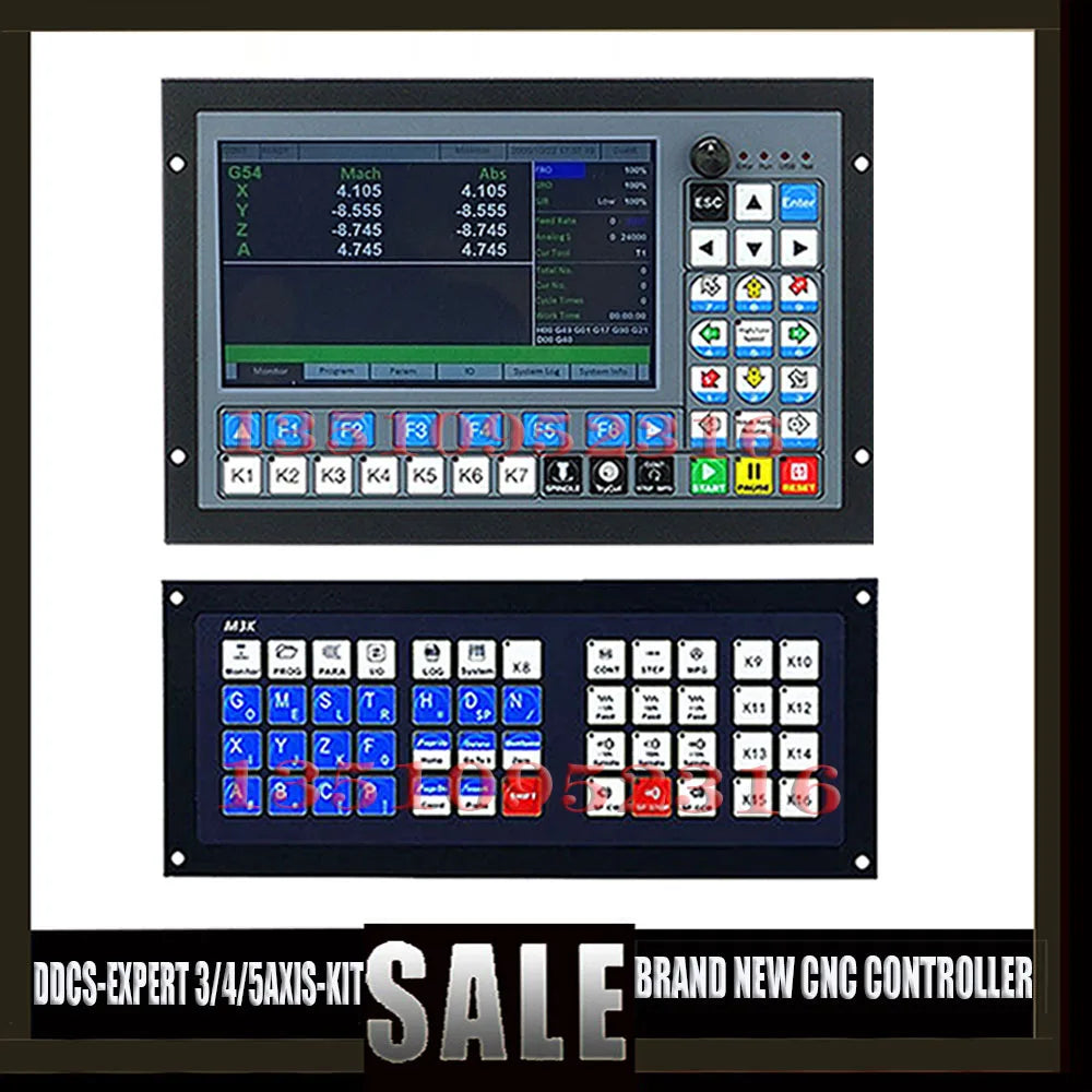 Cnc Offline Controller Ddcs-expert/m350 3/4/5 Axis Control System G Code Support Tool Library Atc Extended Keyboard Mpg 75w24vdc