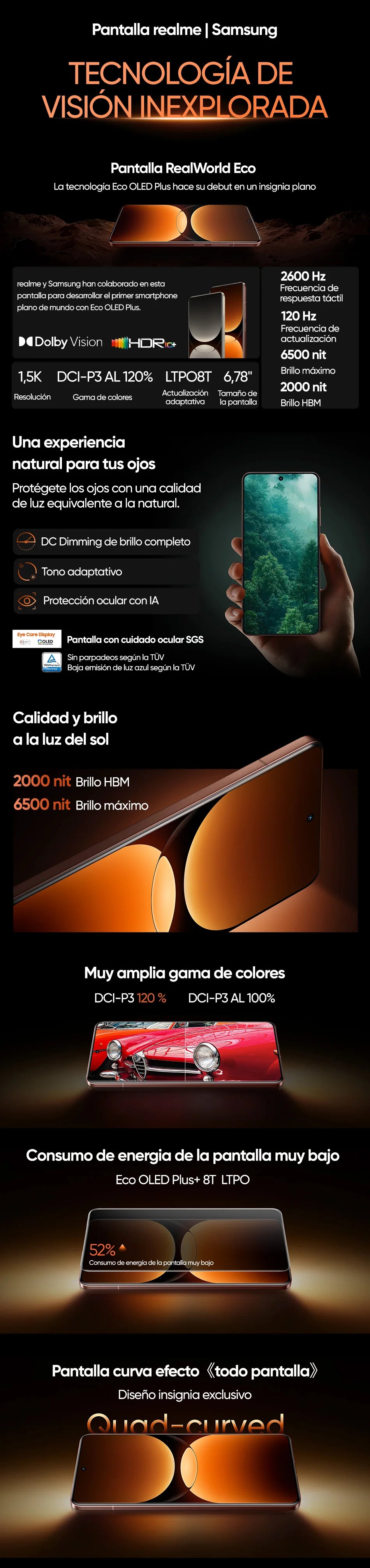 realme GT 7 Pro Smartphone 5G Global Version Snapdragon 8 Elite 6.78'' 120Hz Eco OLED Screen 120W SUPERVOOC 50MP Camera NFC GPS