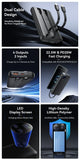 Essager Power Bank 30000mAh 22.5W PD Fast Charging Powerbank Portable Battery Charger For iPhone 15 14 13 12 Pro Max Huawei