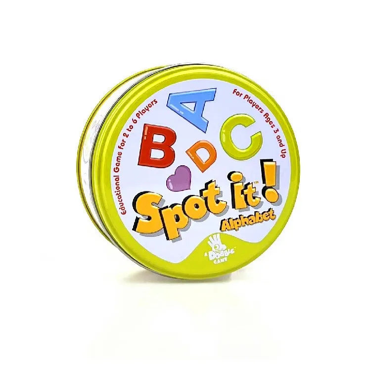 Spot It Cards Game Dobble Juego Pokemon Pikachu with Metal Box One Piece Doraemon Friends Party Jr Hip Board Game for Kids Gifts