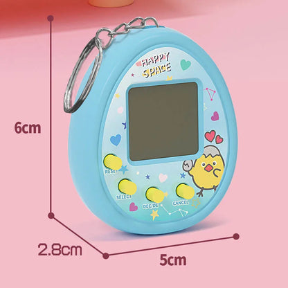 Mascotas electrónicas, juguetes virtuales, Tamagotchi, animales cibernéticos digitales nostálgicos, juguetes para niños.