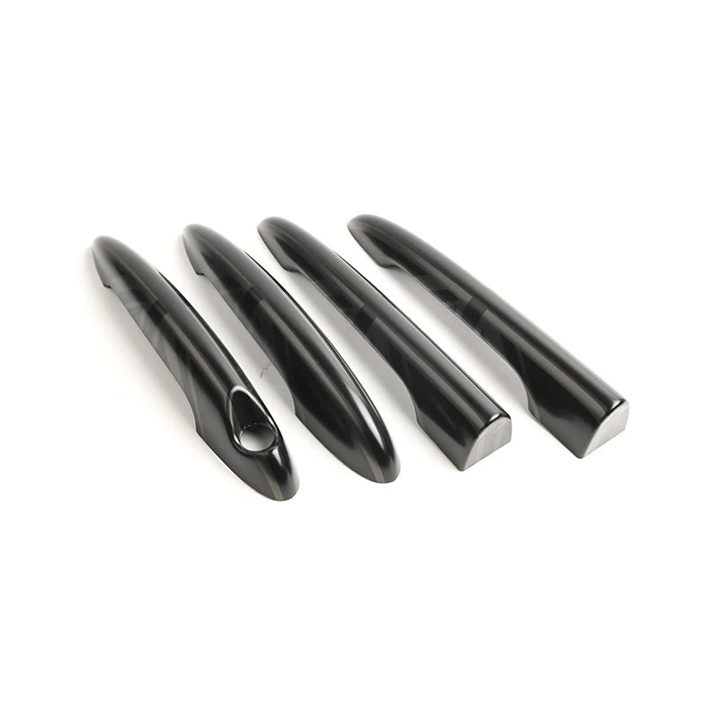 Black For Mini Cooper One D S JCW R55 Clubman 4Doors 2007-2014  Door Handle Covers Stickers Car-Styling Exterior Accessories